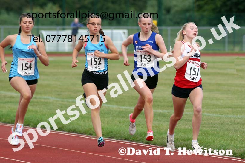 BMC 800 metes, Chester le Street, August 9th. Photo: David T. Hewitson/Sports for All Pics